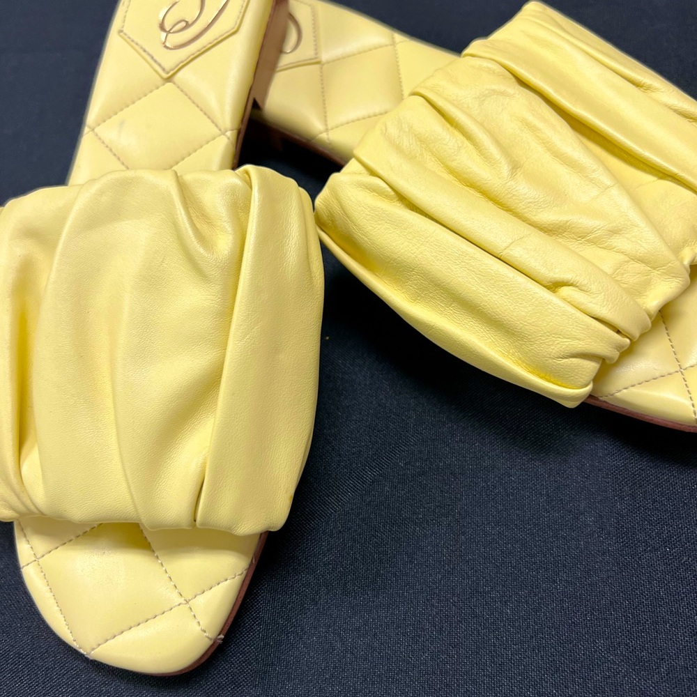 Sam Edelman Canary Yellow Sandals